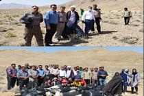 محیط زیست طبیعت در شهرستان دهاقان پاکسازی شد