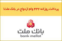 پرداخت حدود 120.000 فقره وام ازدواج در بانک ملت