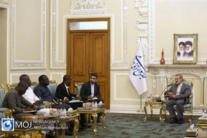 دیدار گروه دوستی پارلمان غنا با علی لاریجانی