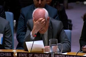 بغض نماینده فلسطین در شورای امنیت شکست