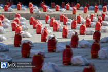 توزیع 600 بسته معیشتی توسط اوقاف بین نیازمندان در شهرستان لنجان