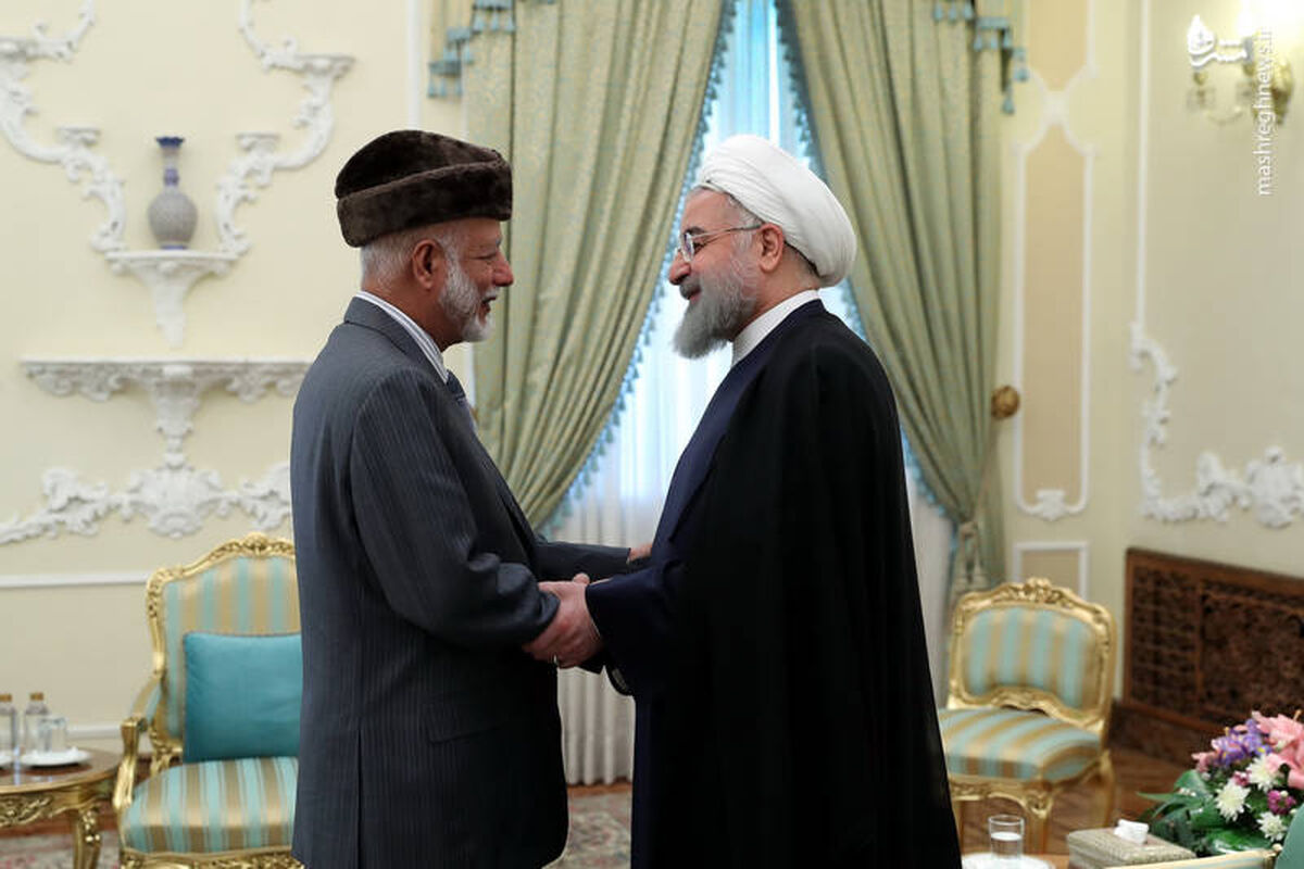 دیدار روحانی و بن علوی