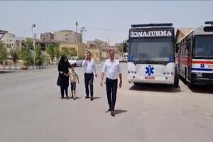 کودک ۶ ساله مفقودی با تلاش نیروهای حراست ستاد اورژانس خوزستان پیدا شد