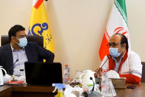 یاری رسانی شرکت گاز هرمزگان به جمعیت هلال احمر