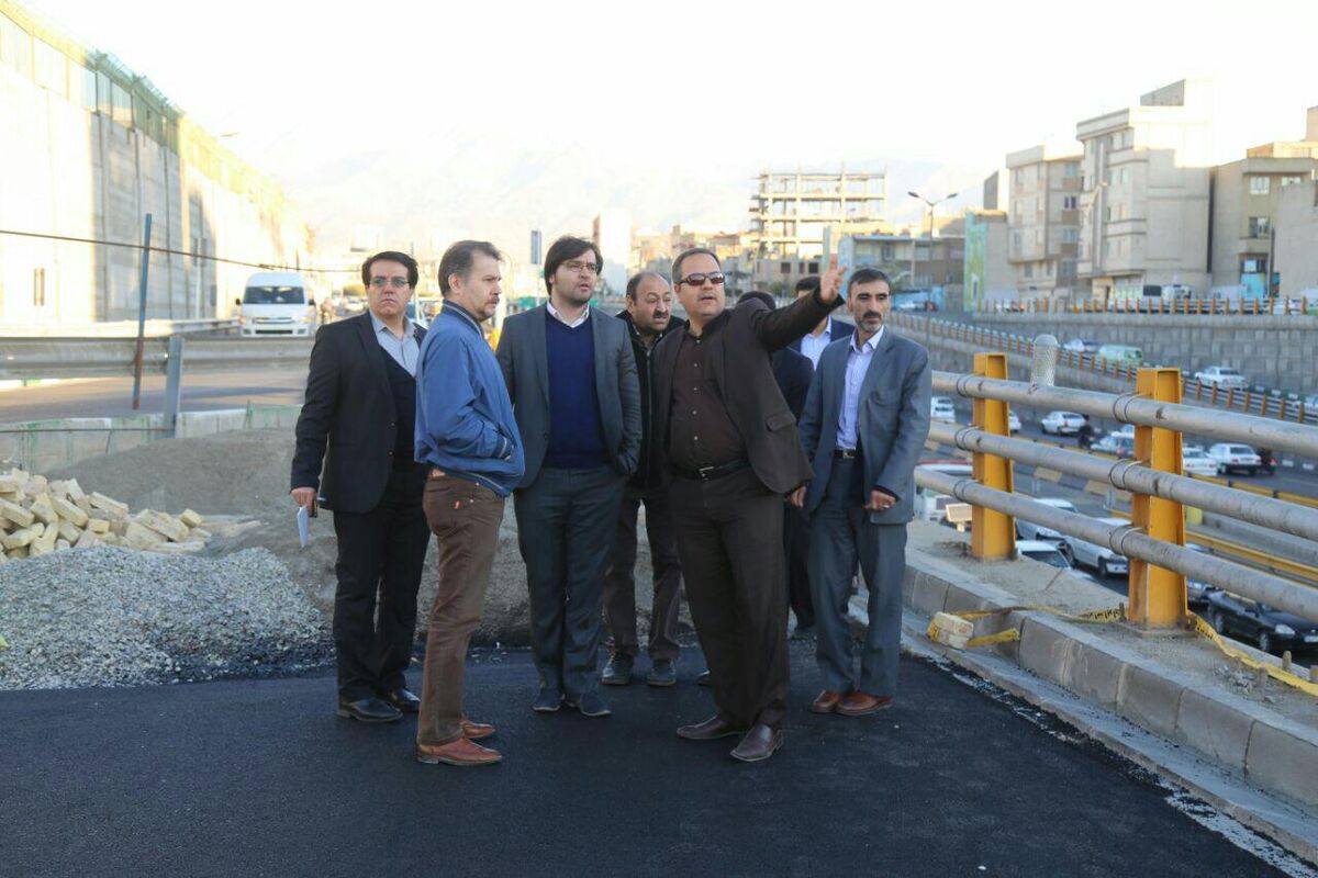 بازدید دبیر کمیسیون  عمران و حمل و نقل شورای شهر تهران