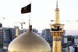 حرم مطهر رضوی سیاه‌پوش شد