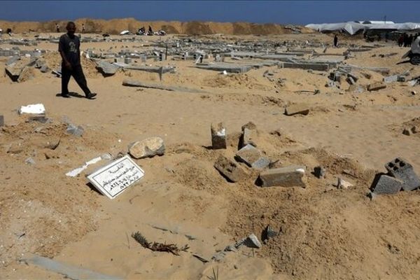 سازمان حقوقی بین‌المللی به نبش ۲۰۰ قبر در غزه واکنش نشان داد