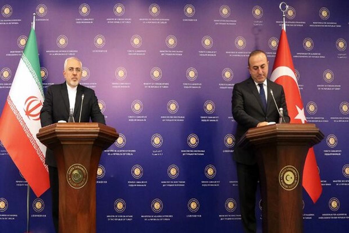 نشست خبری ظریف با چاووش اوغلو