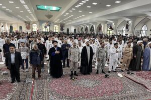 برگزاری مراسم اربعین شهدای نیروی دریایی ارتش در بندرعباس