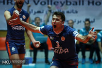 دیدار تیم های والیبال سایپا و پیام مشهد