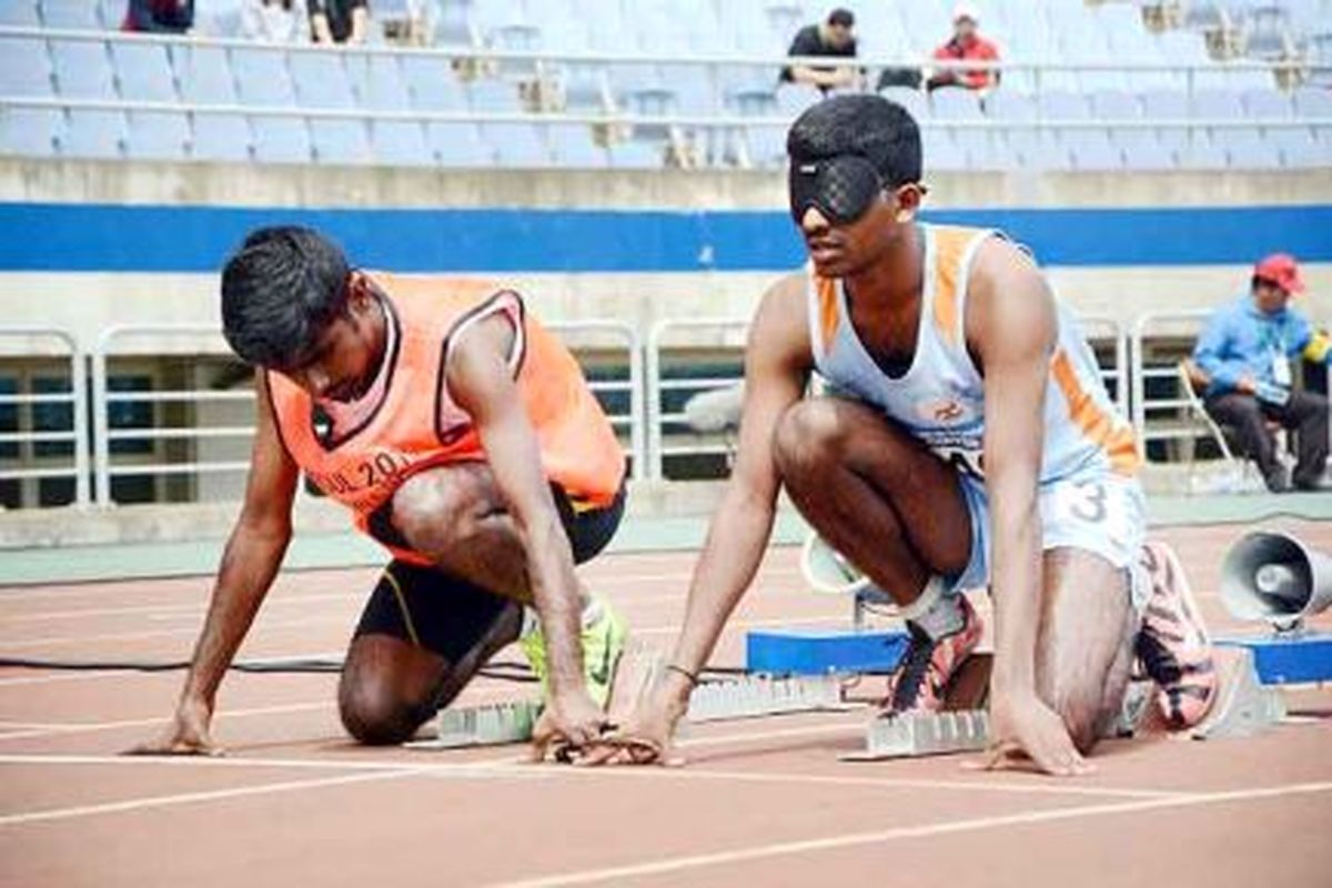 دوومیدانی نابینایان