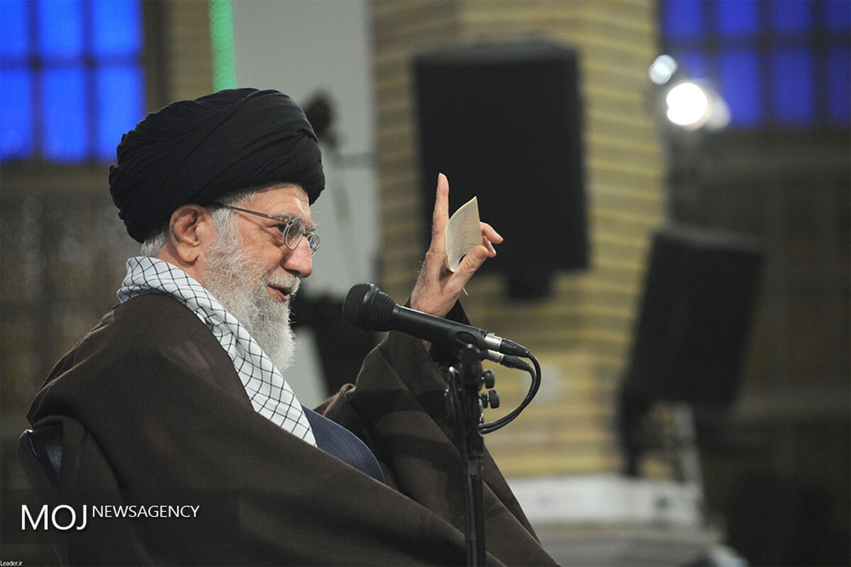 دیدار مداحان اهل‌بیت (ع) با مقام معظم رهبری