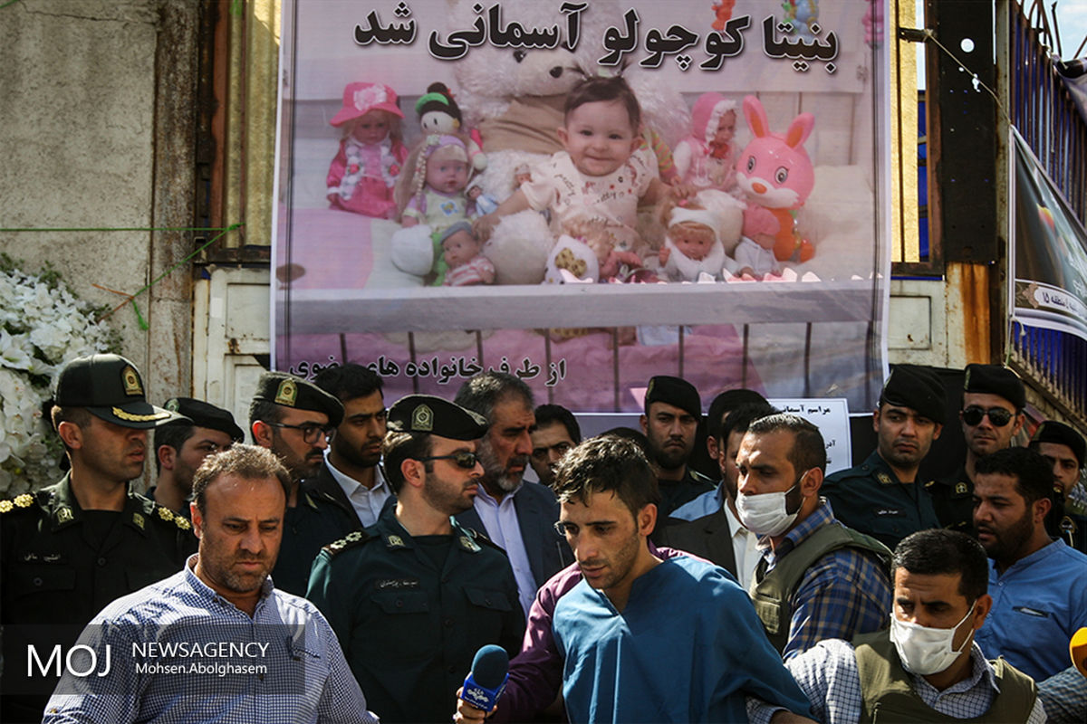 بازسازی صحنه ربودن بنیتا کودک هشت ماهه