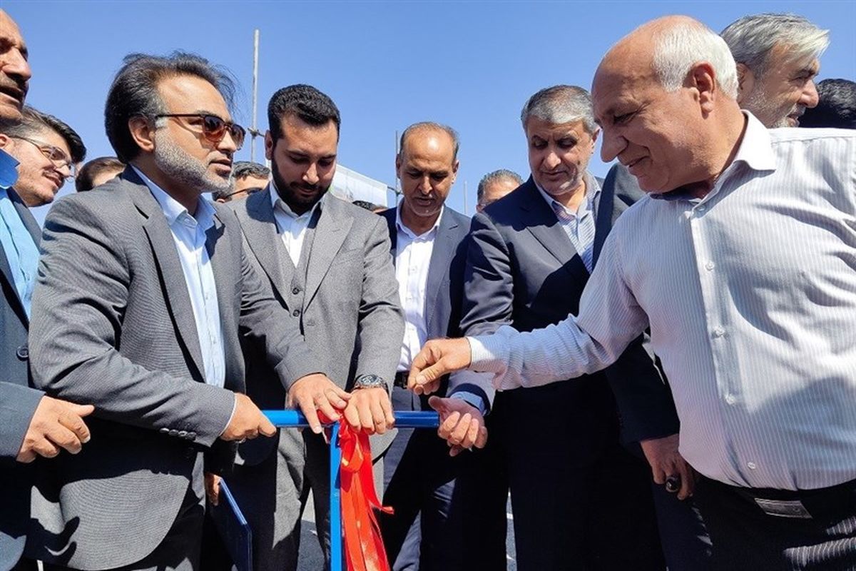 افتتاح خط انتقال آب از سد درودزن