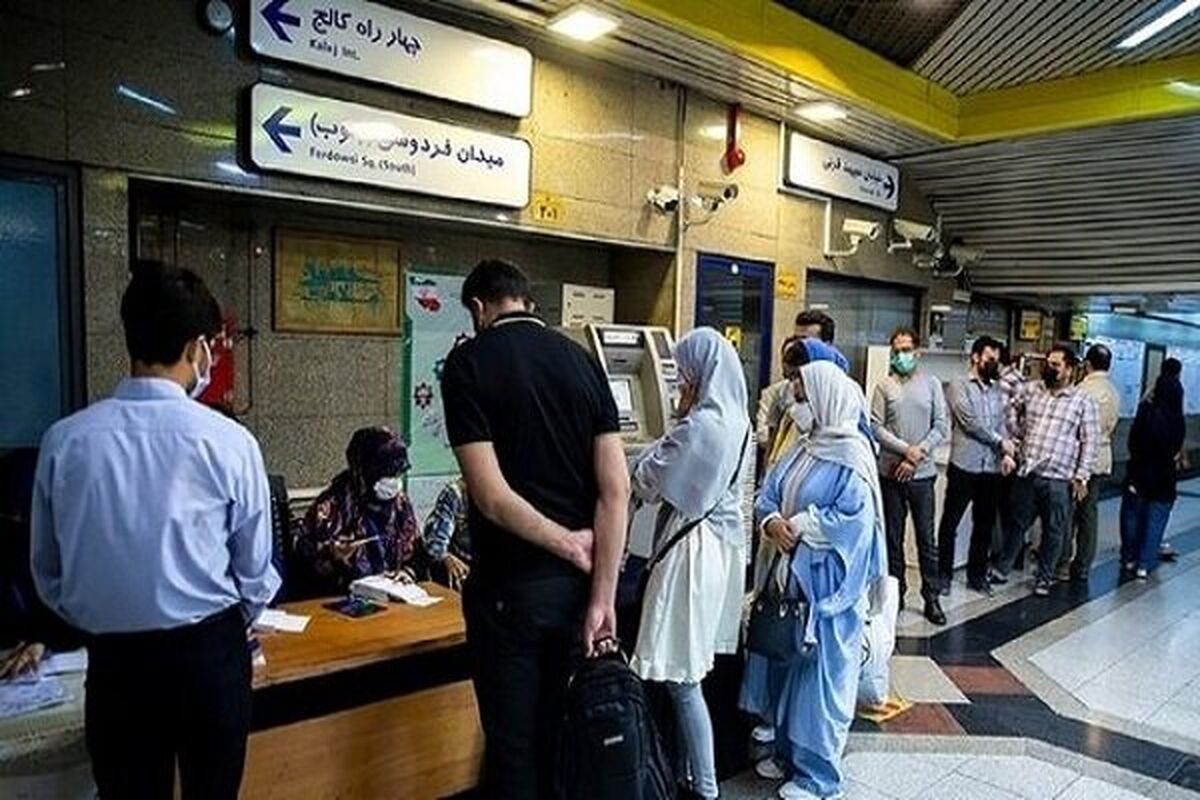صندوق اخذ رای در مترو تهران