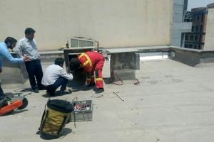 دستگیری سارق بدشانس در کانال کولر