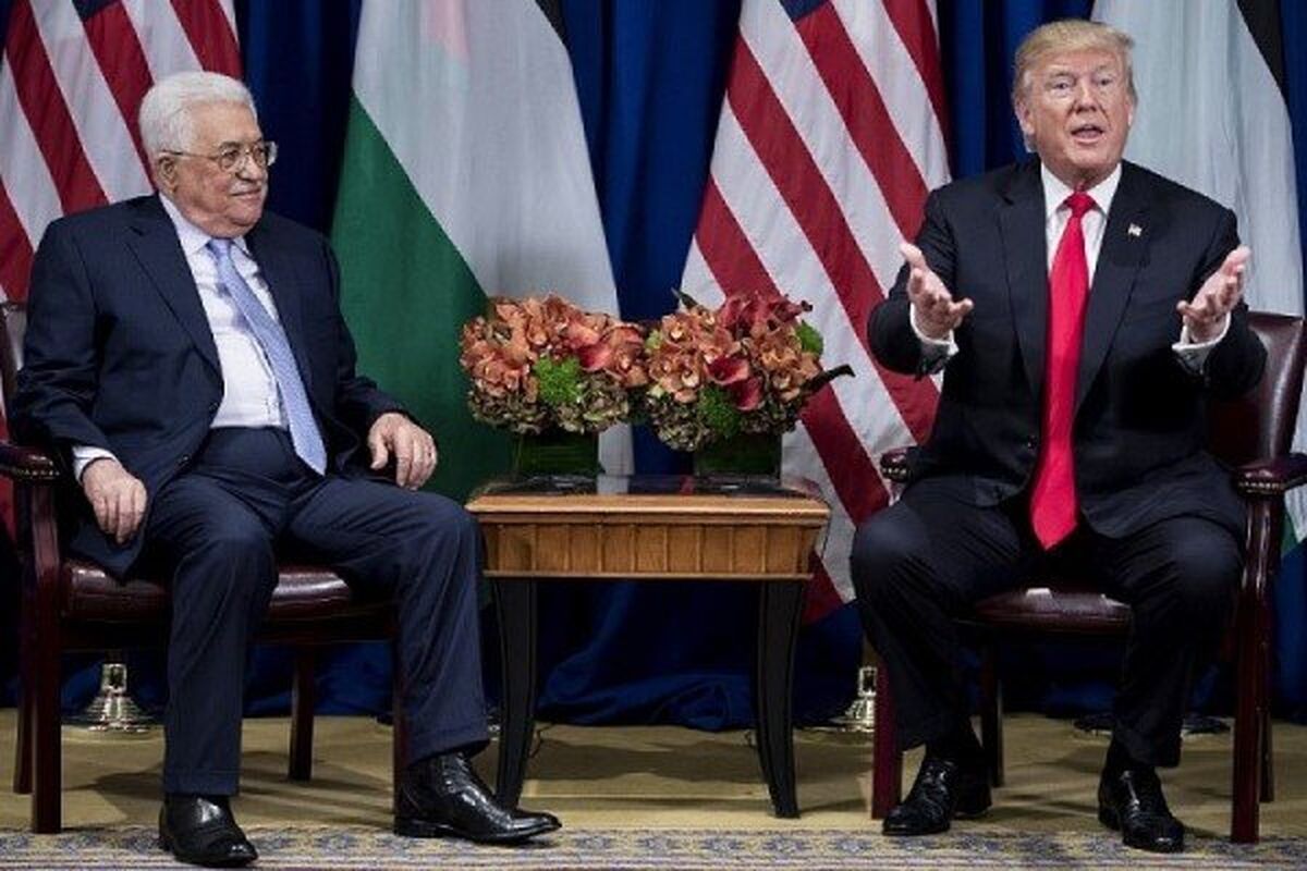 ترامپ و محمود عباس