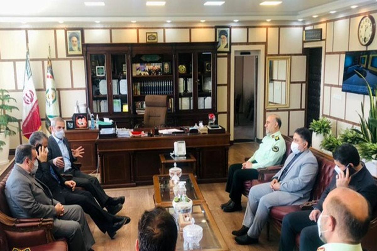 فرمانده نیروی انتظامی تهران + جلسه جابجایی عوارضی