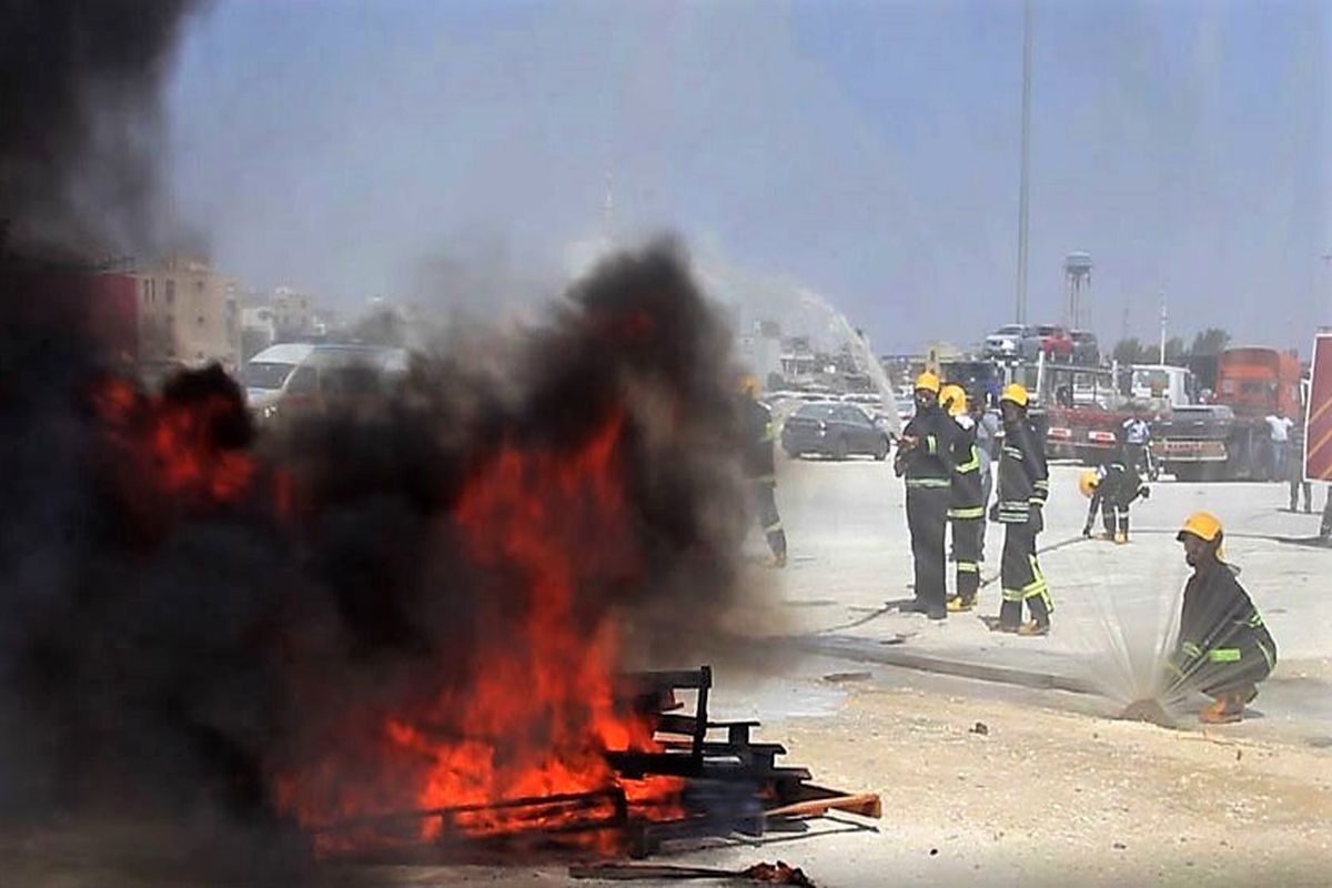 مانور اطفای حریق