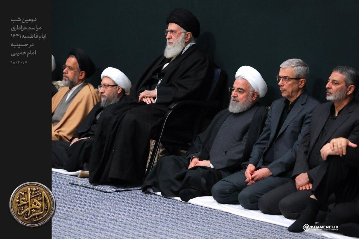 مراسم عزاداری فاطمیه بیت رهبری