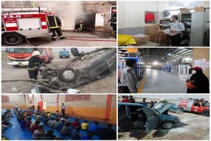 نجات جان ۹۴ نفر در فروردین ماه سال ۱۴۰۱ توسط آتش نشانان کاشانی