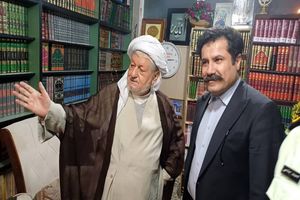 معاون رئیس جمهور با ماموستا قادری امام جمعه پاوه دیدار کرد