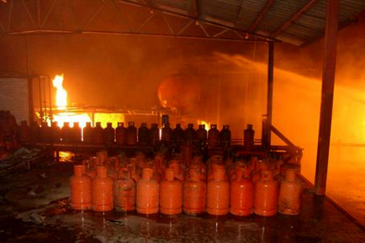 اصفهان- اتش سوزی