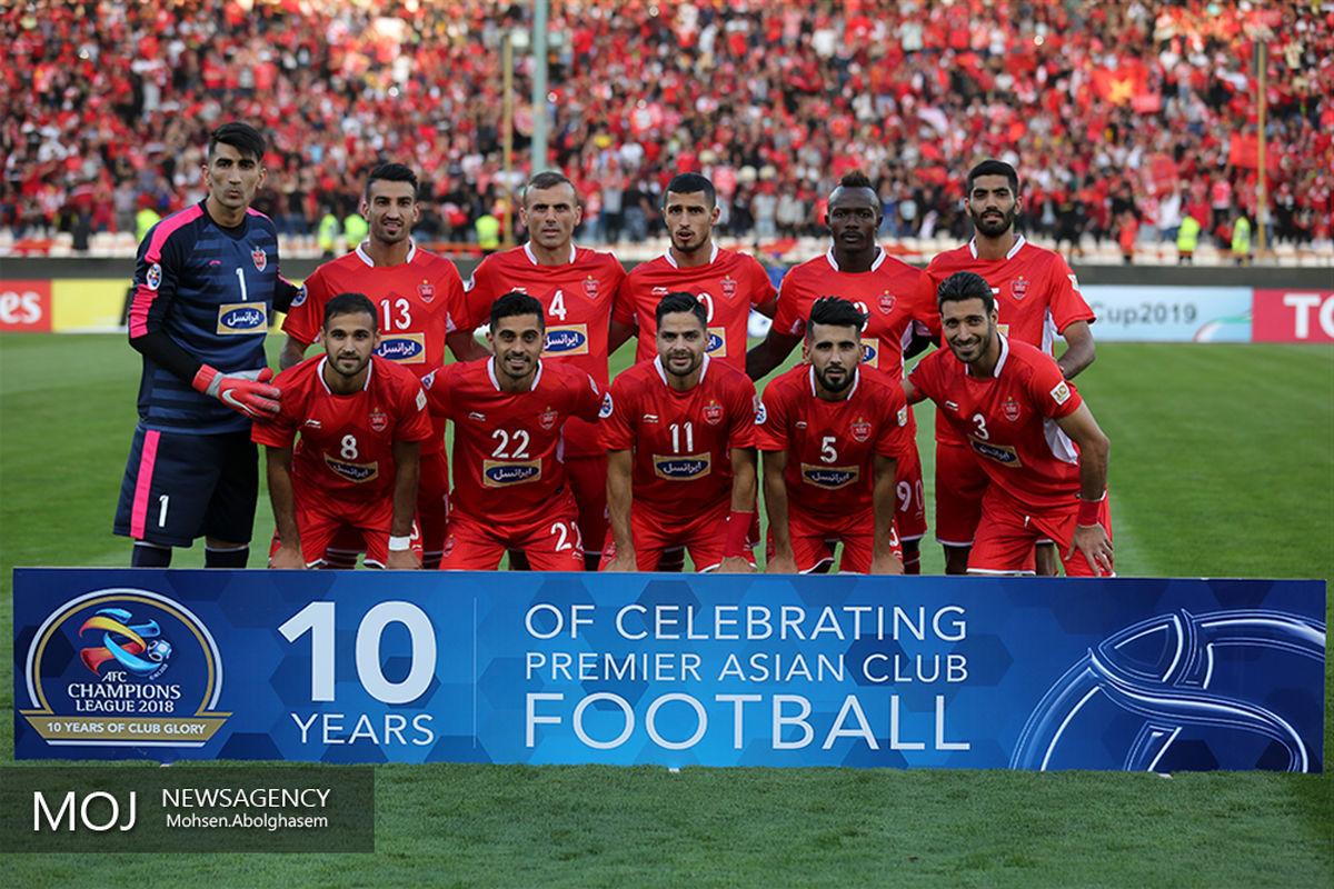 دیدار تیم های فوتبال پرسپولیس ایران و الدحیل قطر/ترکیب پرسپولیس