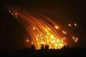 South of Lebanon bombarded by Israeli phosphorous bombs 