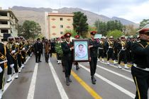 تشییع باشکوه پیکر شهید سید نورخدا موسوی در خرم‌آباد+فیلم