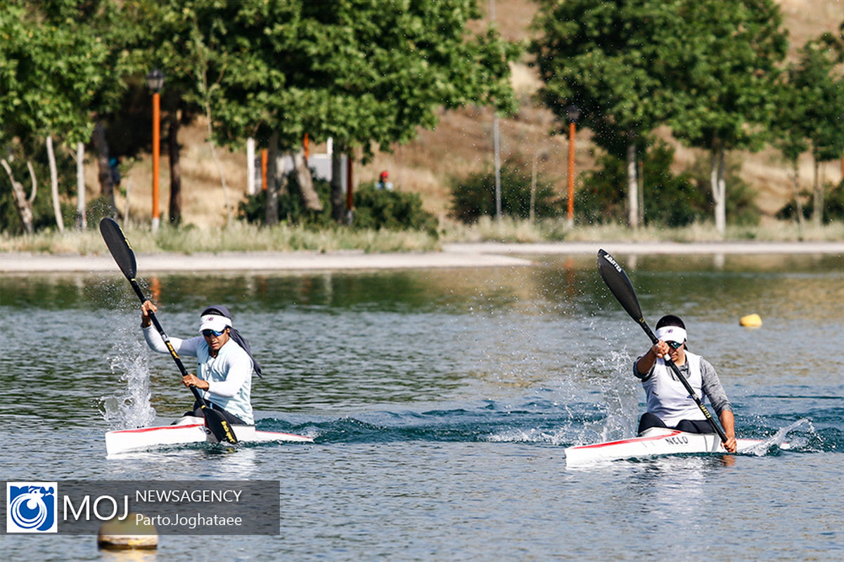 تمرین تیم ملی قایقرانی بانوان