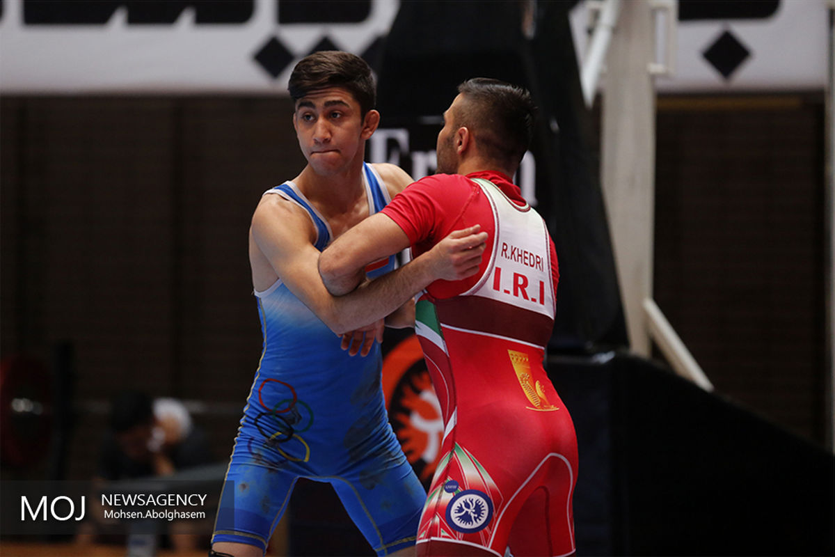 تمرین تیم ملی کشتی فرنگی 