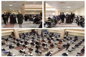 بازدید رئیس کل دادگستری استان قم از روند برگزاری آزمون وکالت