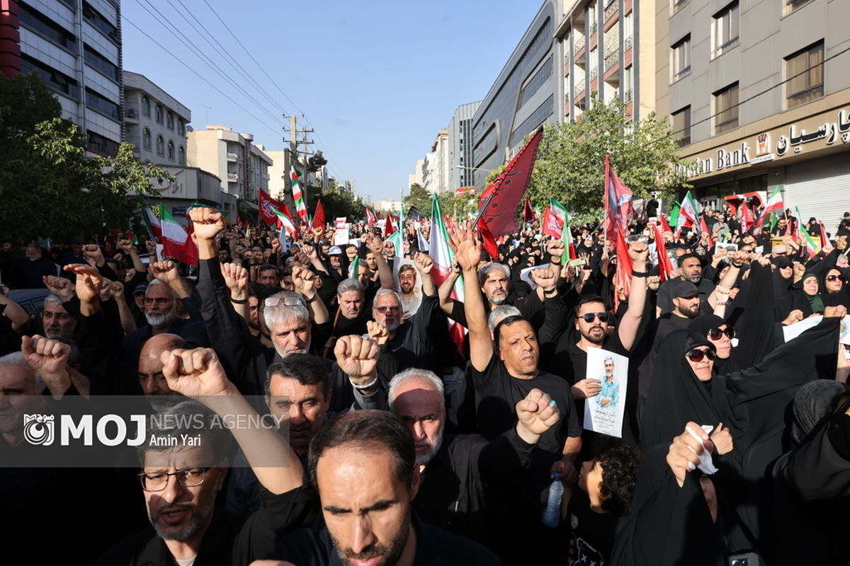 تشییع پیکر داماد رهبر شهید انقلاب، شهید مصباح الهدی باقری