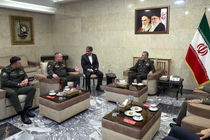 مقام نظامی بلاروس با فرمانده کل ارتش دیدار کرد