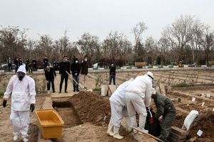 درب آرامستان‌های کرمانشاه به دلیل شیوع کرونا بسته شد