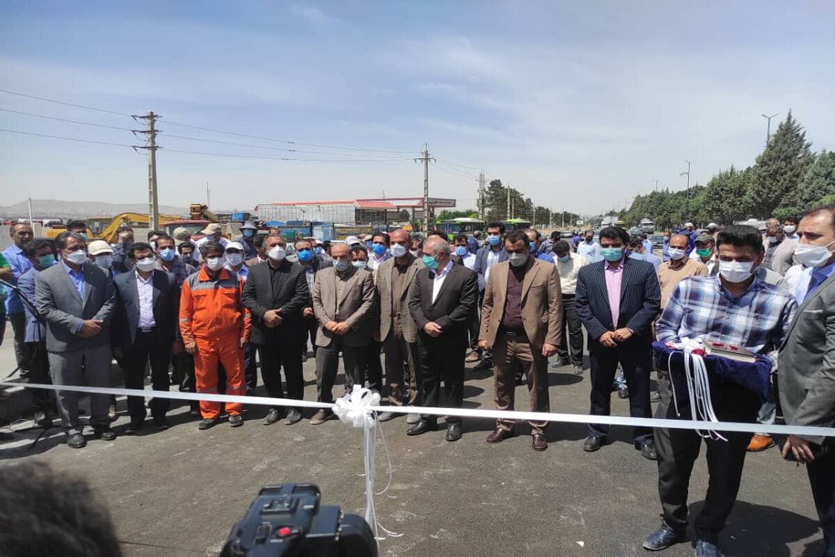 افتتاح تقاطع شهید سلیمانی کرمانشاه