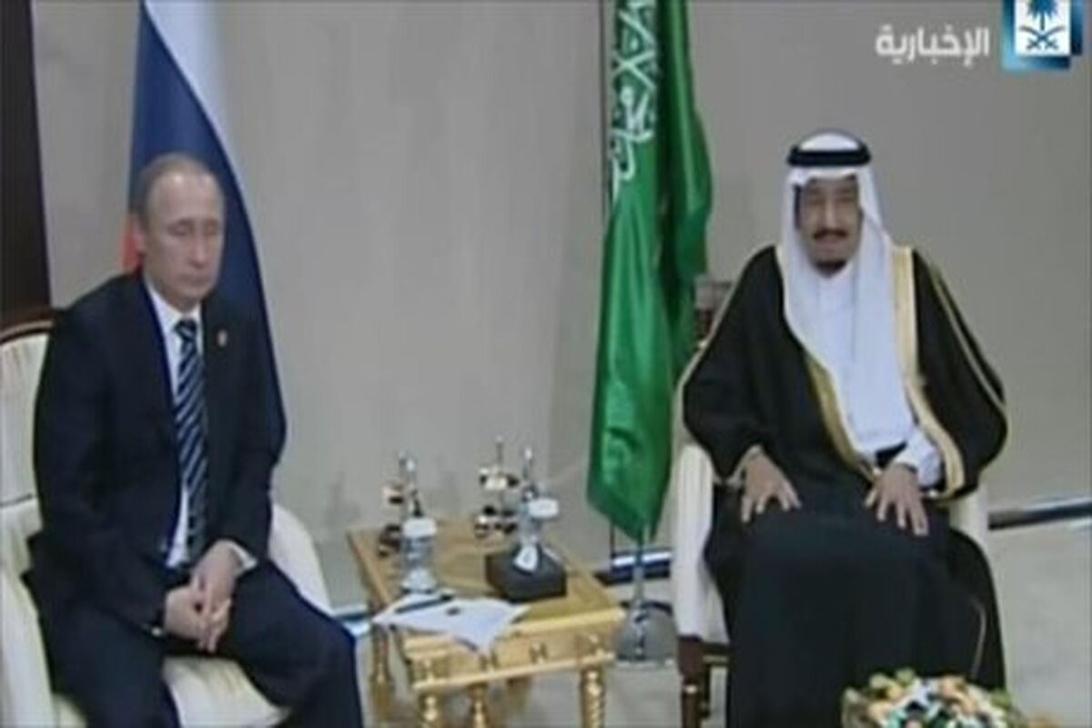 ملک سلمان و پوتین