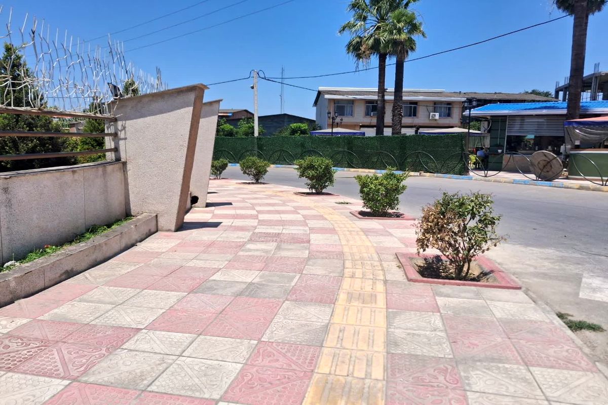 بهسازی پیاده رو سورک
