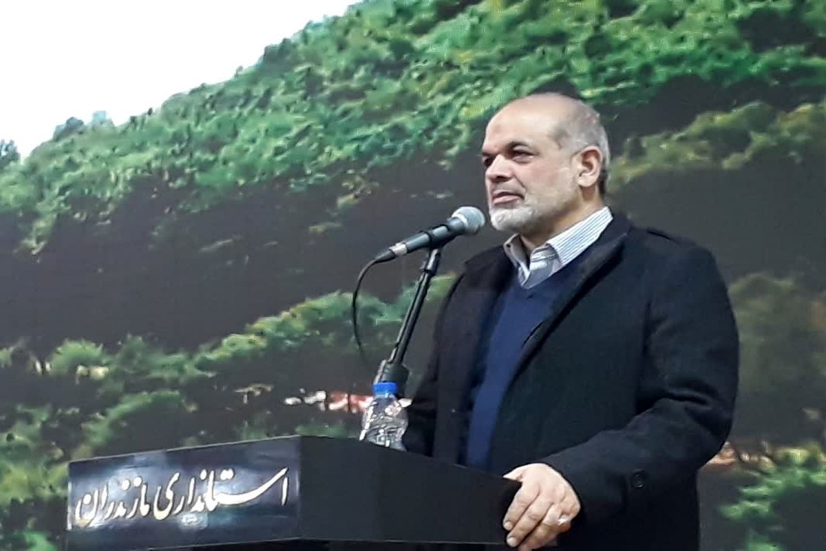 وزیر کشور در مازندران