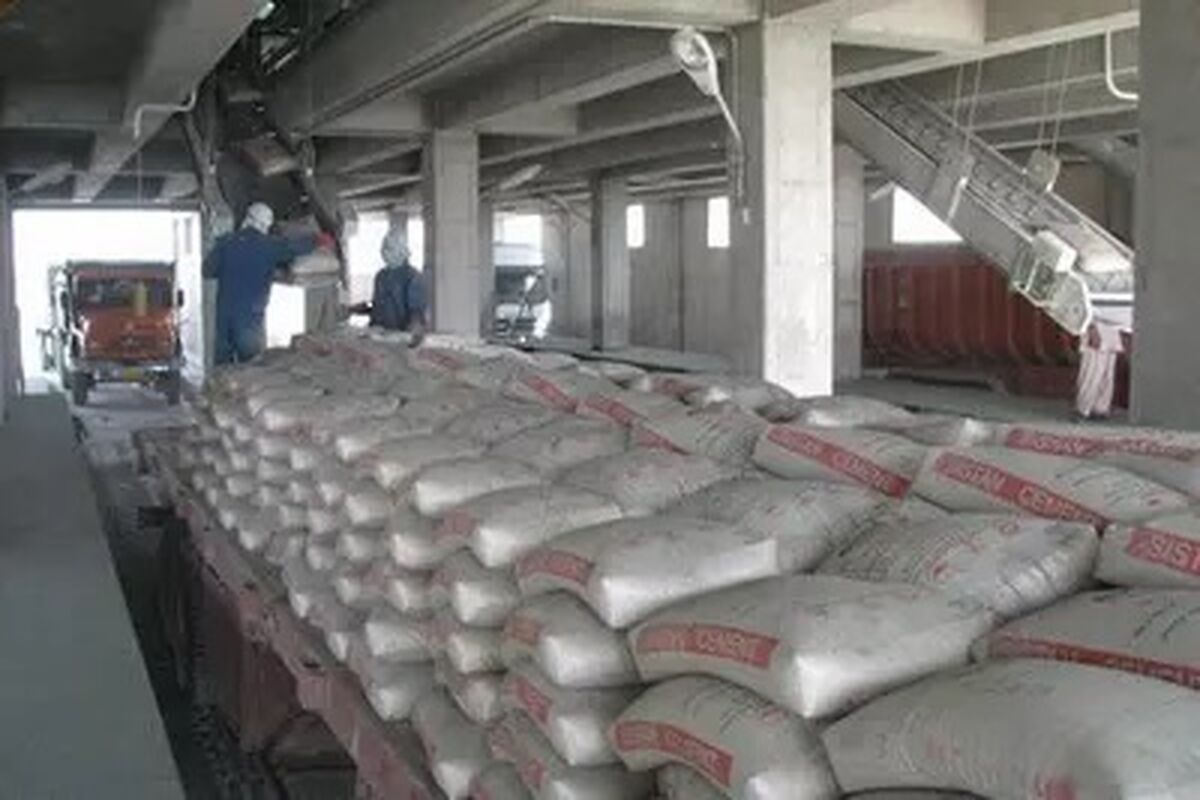 خط جدید بسته بندی و بارگیری سیمان هرمزگان