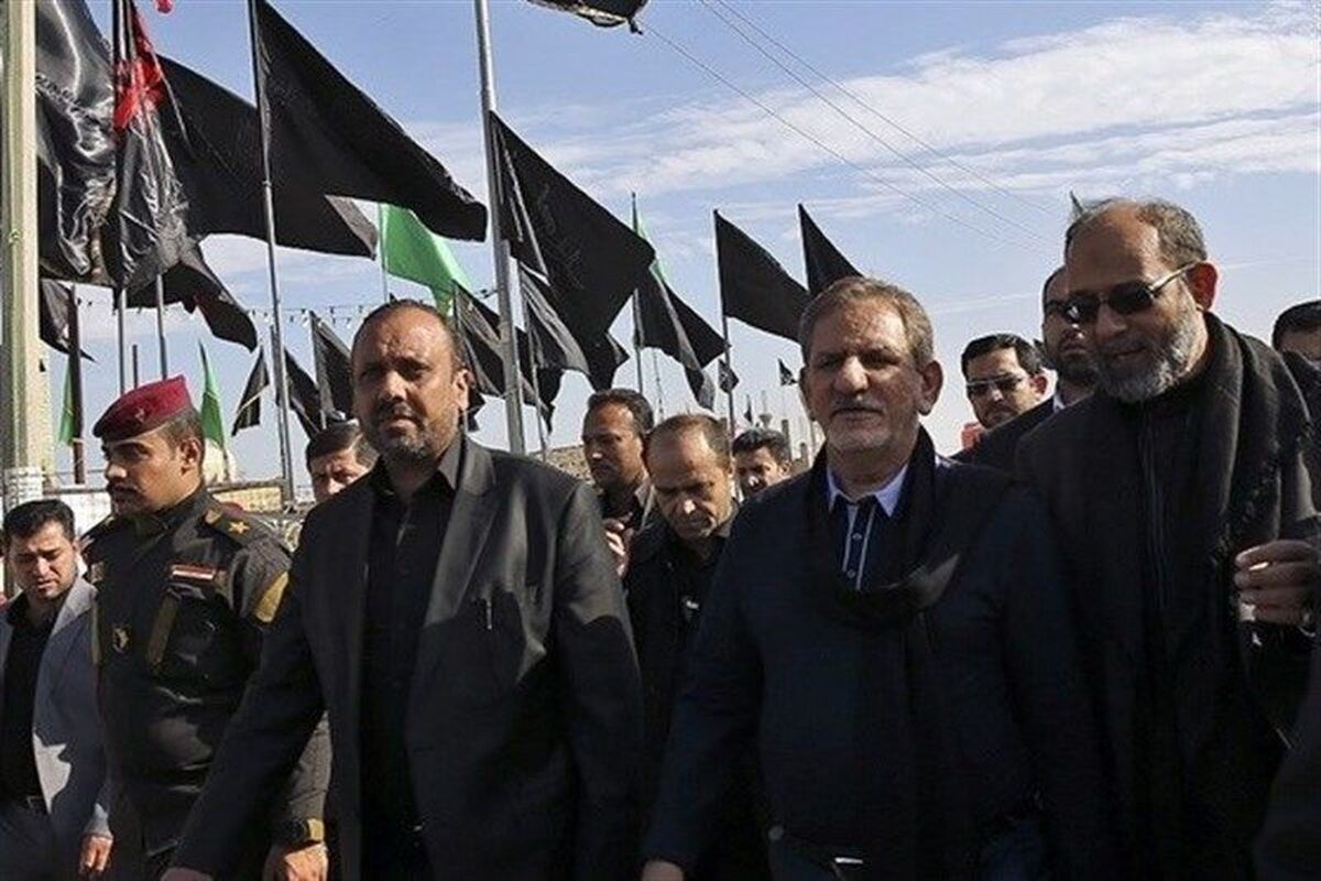جهانگیری در حاشیه راهپیمایی اربعین
