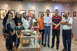 نمایشگاه تصویرسازی آمنه برزگر در رشت گشایش یافت