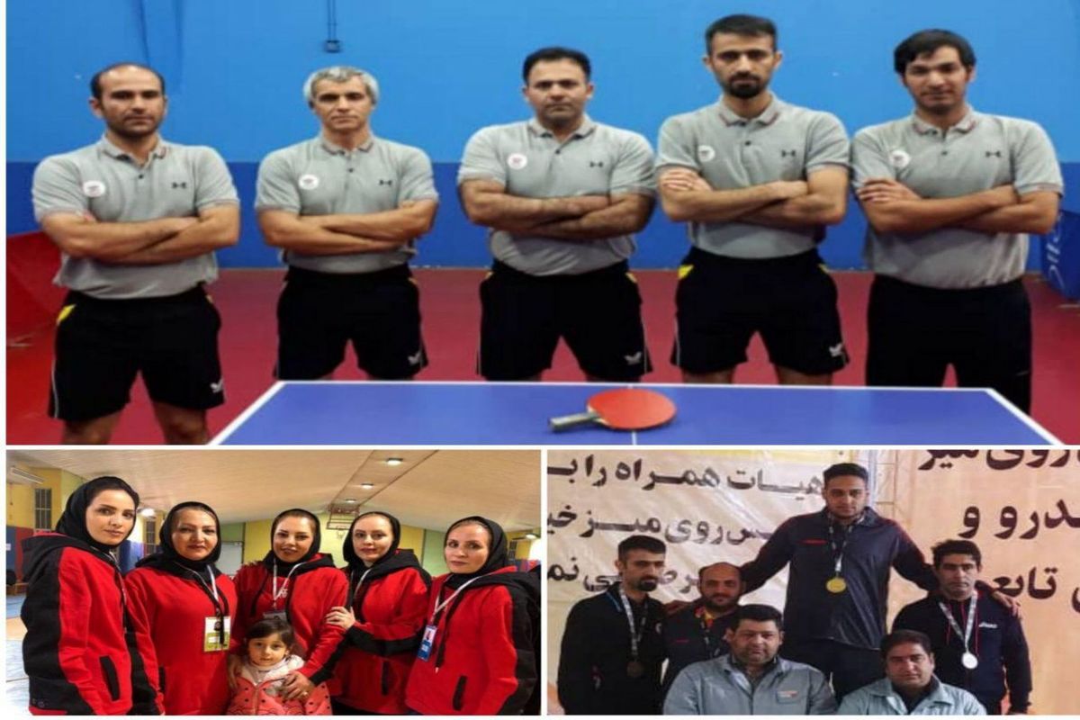 درخشش ورزشکاران ذوب‌آهن در مسابقات تنیس روی میز ایمیدرو