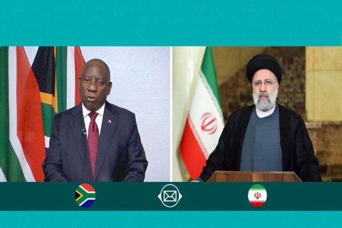 ابراهیم رئیسی «سیریل رامافوزا» رئیس جمهور آفریقای جنوبی
