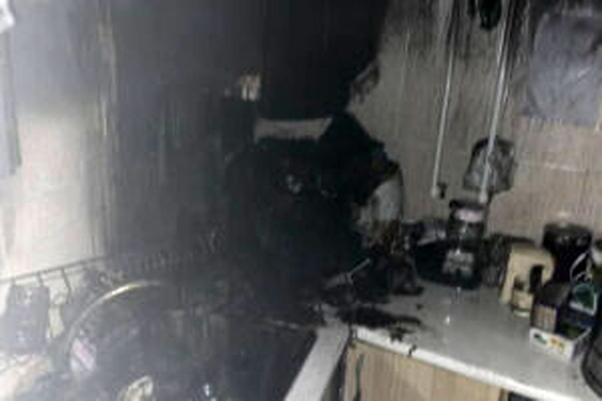 حریق در مگامال