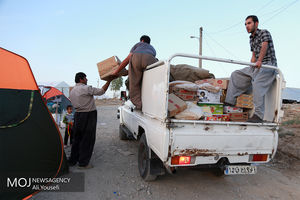 مشکلات چادر، پتو، تغذیه رفع شد و ما روزانه حدود ۱۵ هزار غذای گرم را بین مردم توزیع می‌کنیم
