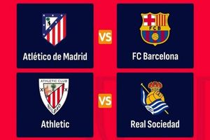 بارسلونا - اتلتیکومادرید در نیمه‌نهایی جام حذفی اسپانیا مسابقه می دهند