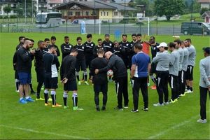 تصاویری از تمرینات تیم ژاوی و پورعلی‌گنجی در اتریش