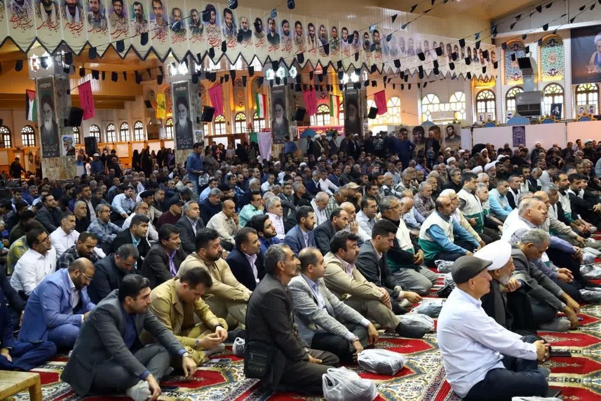 اربعین آیت اله شهید رئیسی و همراهانش در ساری